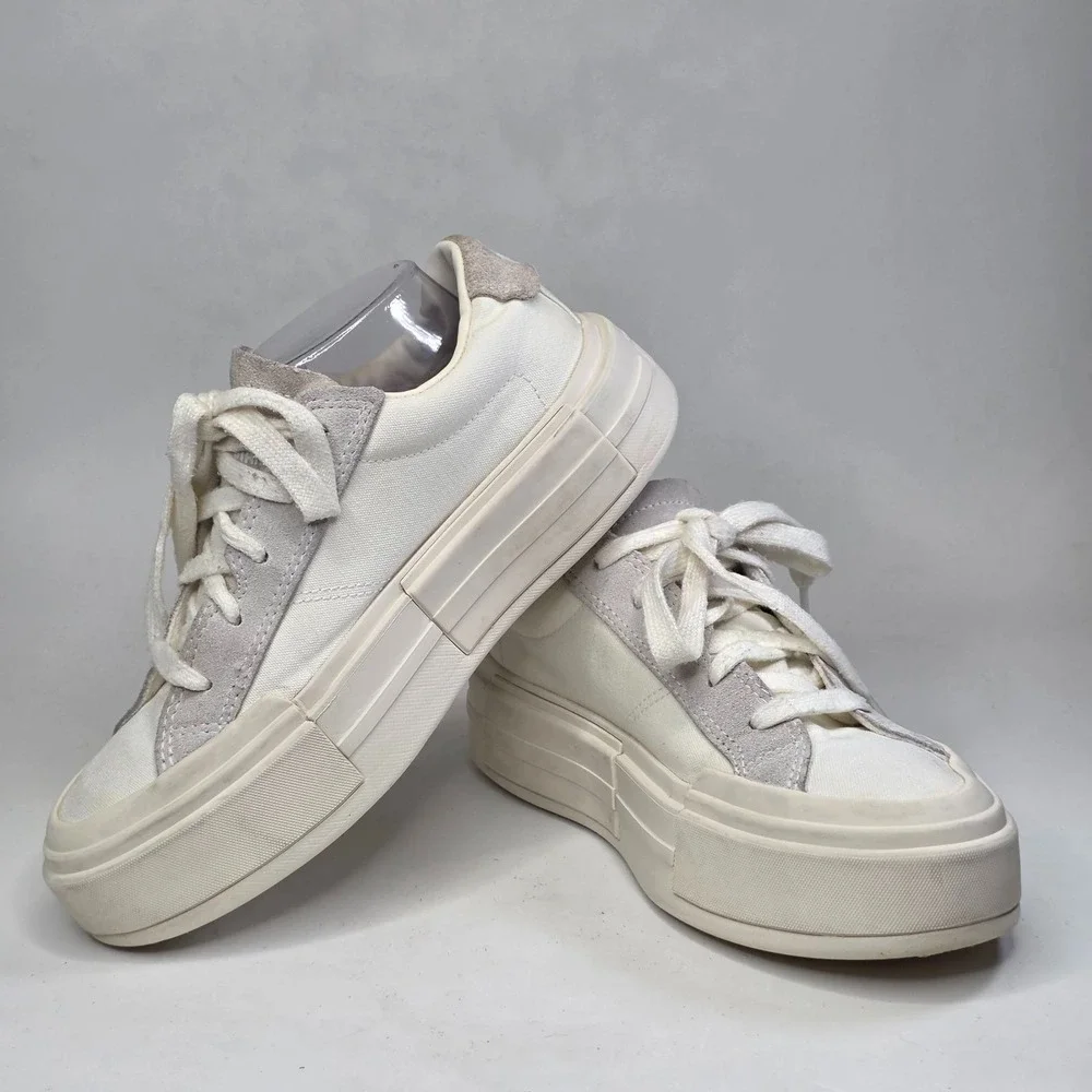 Converse CTAS Cruise OX Sneakers Women's Size 8 Men's 6.5 White Platform Shoes